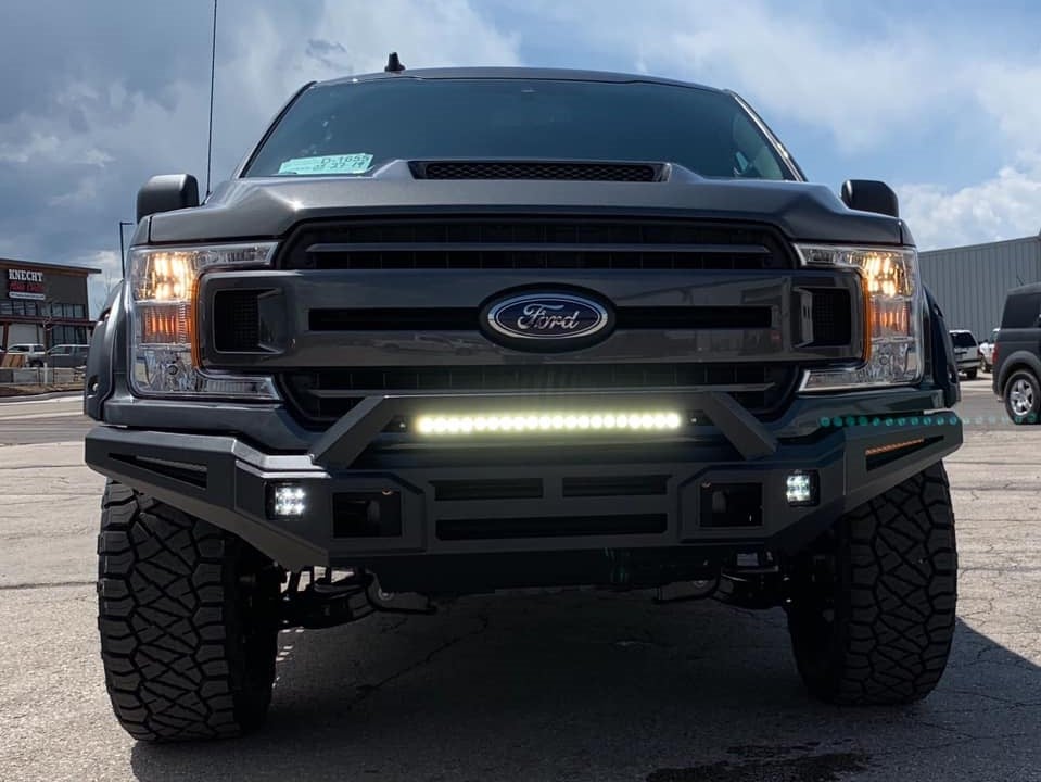Lighting accesory on a Ford truck
