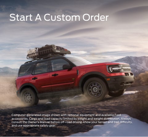 Start a custom order | White's Canyon Ford in Spearfish SD