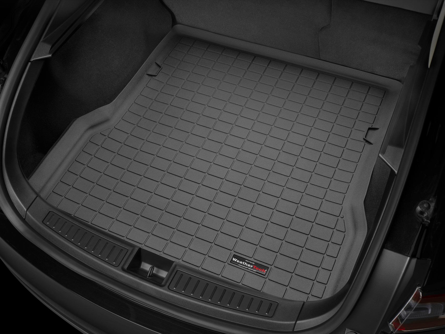 Gray WeatherTech trunk liner