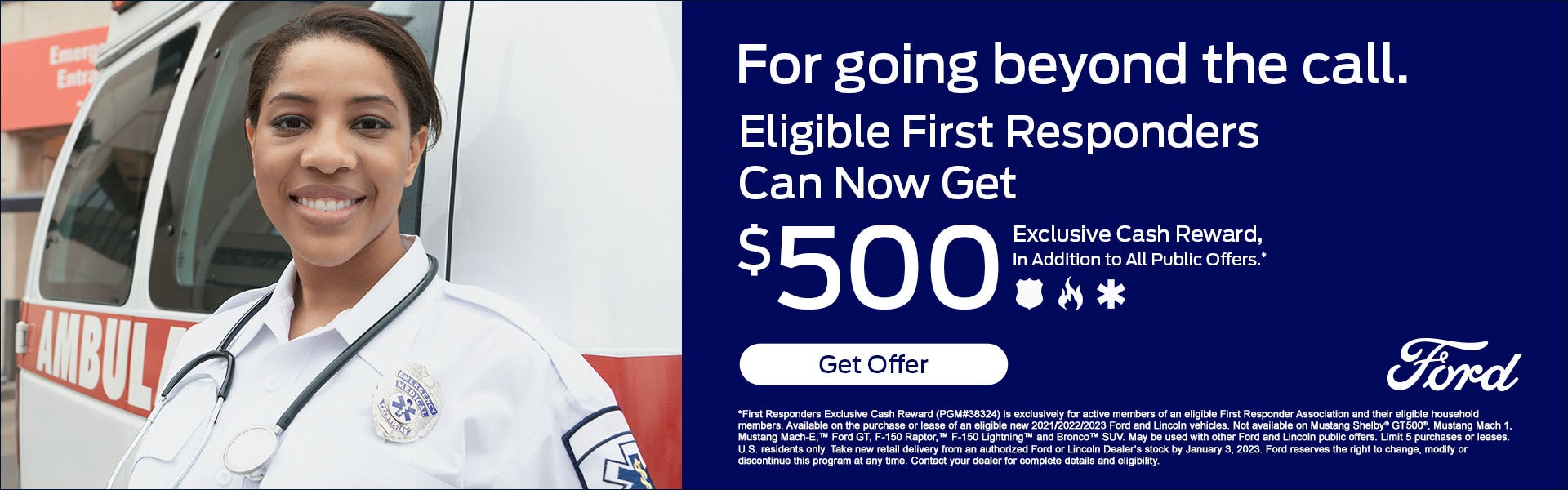 first responders offer