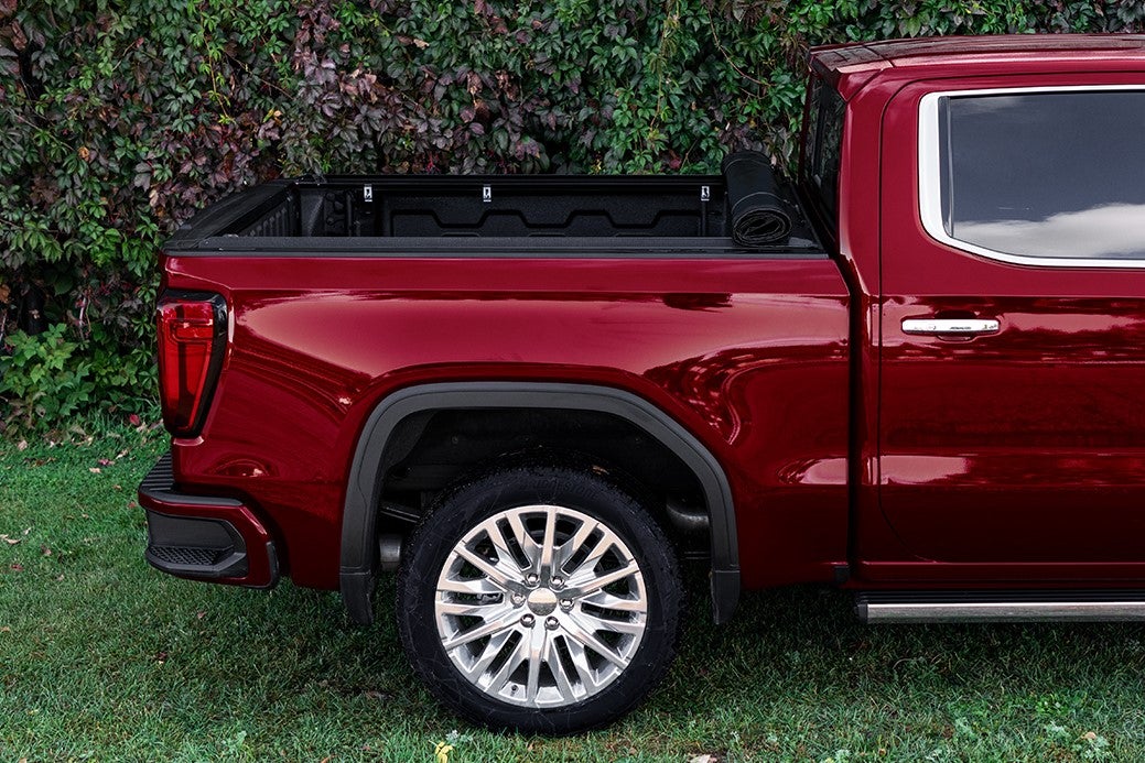 ACCESS Loredo tonneau cover on a red truck
